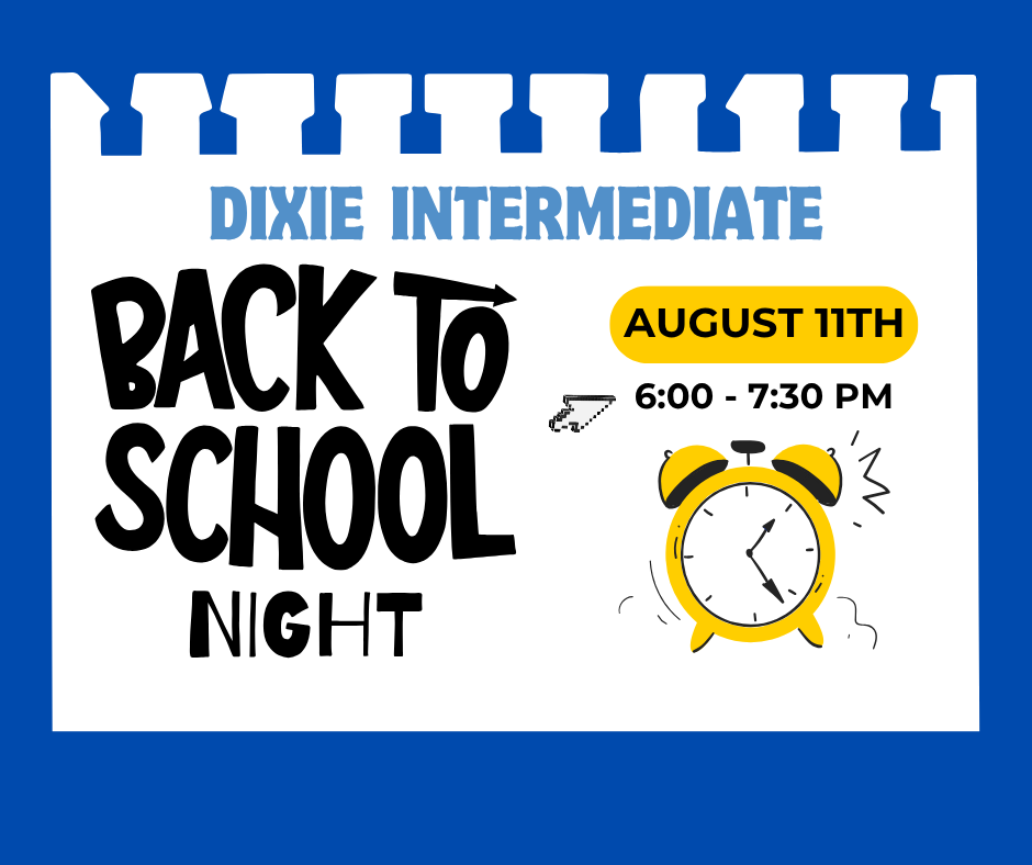 Back to School Night, August 11th from 6-7:30 pm